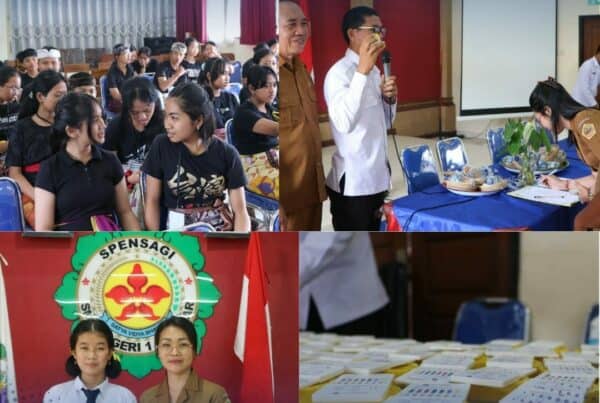 Tes Urine Siswa SMP Negeri 1 Gianyar