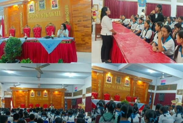 Penyuluhan Anti Narkoba terkait Meningkatkan dan Perapan Karakter di SMPN 1 Sukawati