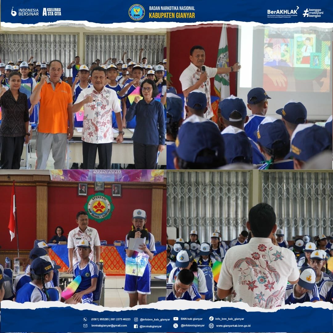 Penyuluhan Anti Narkoba Dalam Pendidikan dan Pelatihan OSIS SMPN 1 Gianyar