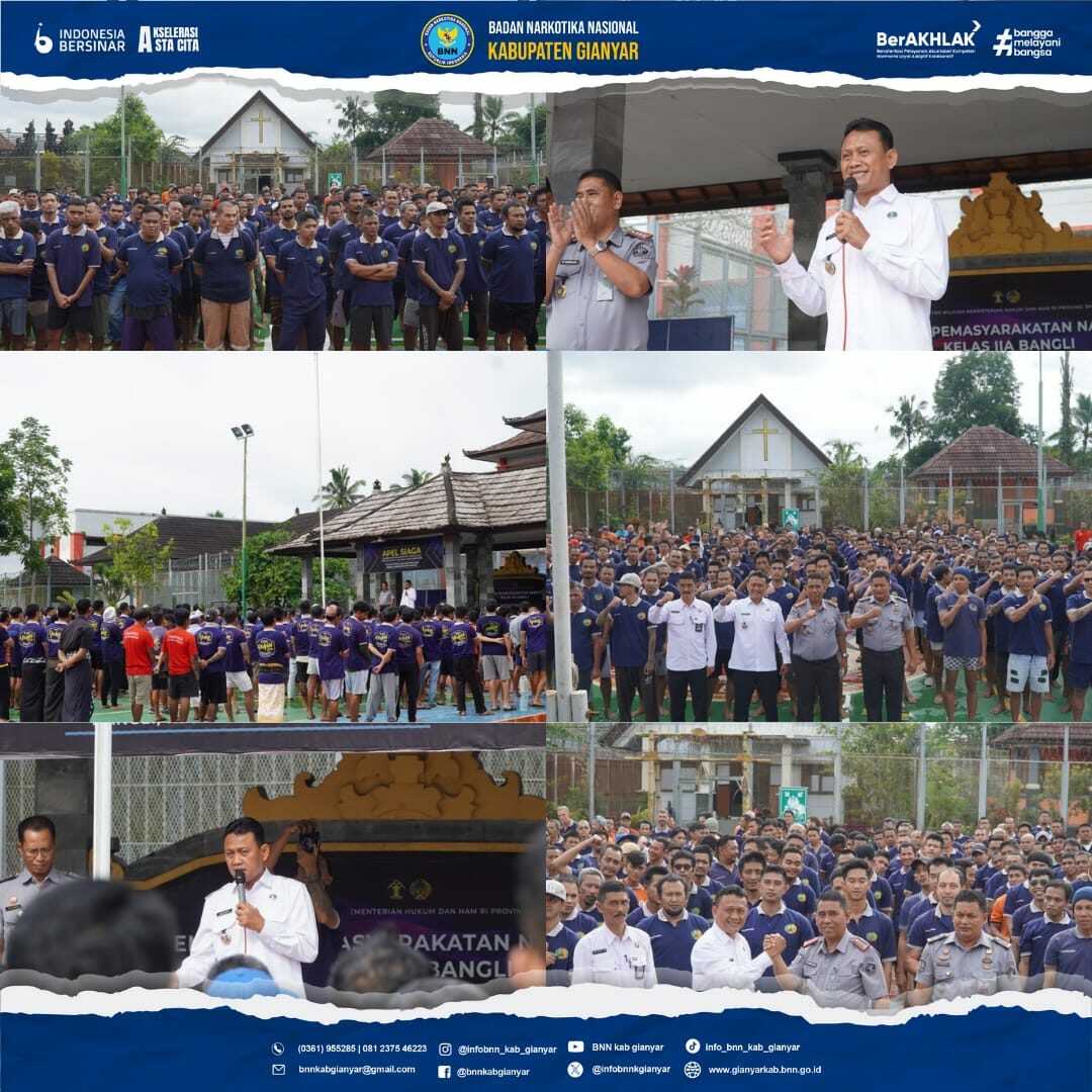 Pengarahan P4GN pada WBP Lapas Narkotika Kelas II A Bangli