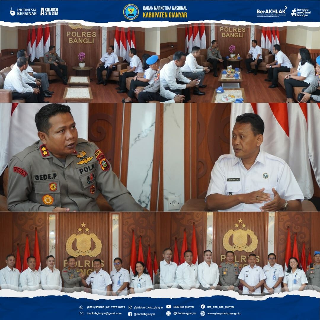 A. KEGIATAN Audiensi Kepala BNN Kab. Gianyar kepada Kapolres Bangli