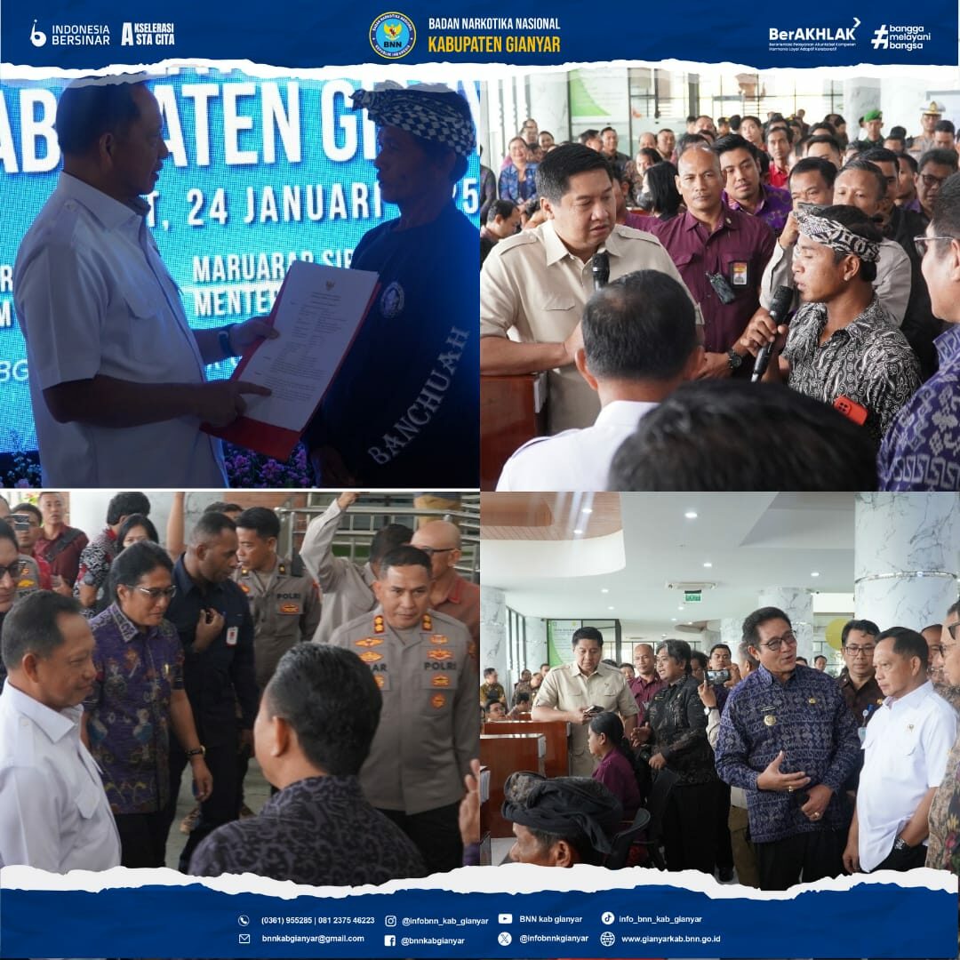 Kunjungan Menteri Dalam Negeri dan Menteri PKP ke MPP Kabupaten Gianyar