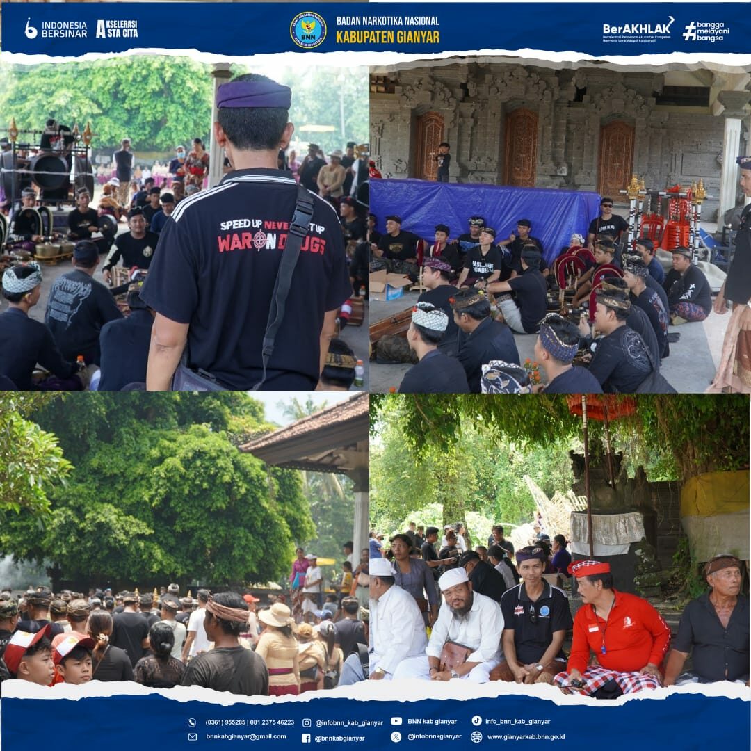 Simakrama BNNK Gianyar di Desa Tegal Tugu
