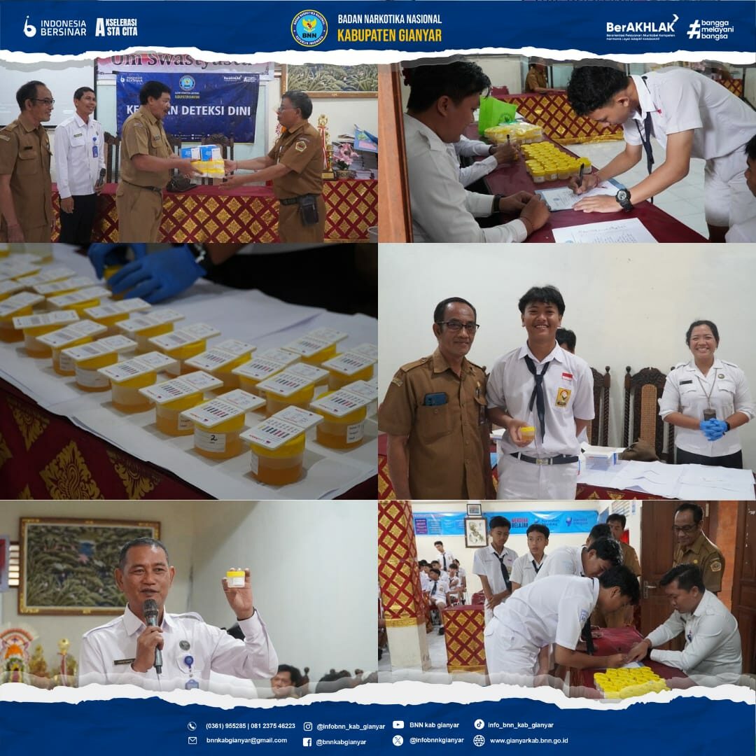 Tes Urine Siswa SMP Negeri 1 Ubud