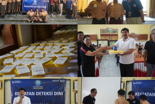Tes Urine Siswa SMP Negeri 1 Tampaksiring