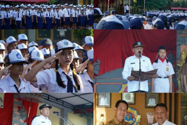 Kampanye Bahaya Penyalahgunaan Narkoba sekaligus Deklarasi Sekolah Bersinar di SMP Negeri 1 Blahbatuh