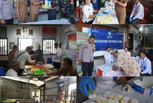 Tes Urine untuk Aparat Kantor Desa Saba