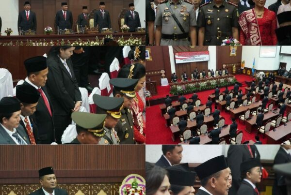 Rapat Paripurna dan Penyampaian Pidato Sambutan Serah Terima Jabatan Bupati & Wakil Bupati Gianyar Masa Jabatan 2025 – 2030