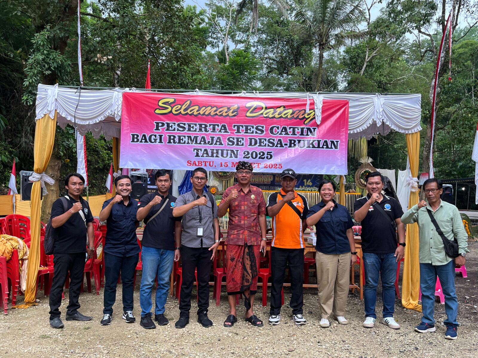 Test Urine Catin (Calon Pengantin) Bersinar Desa Bukian-Payangan