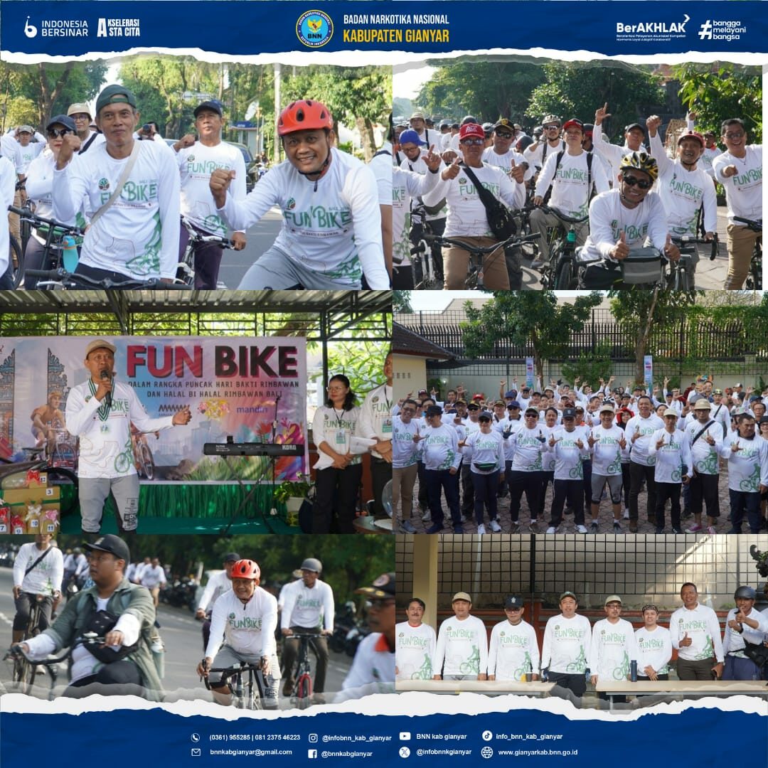Fun Bike Puncak Hari Bakti Rimbawan dan Halal Bihalal Rimbawan Bali