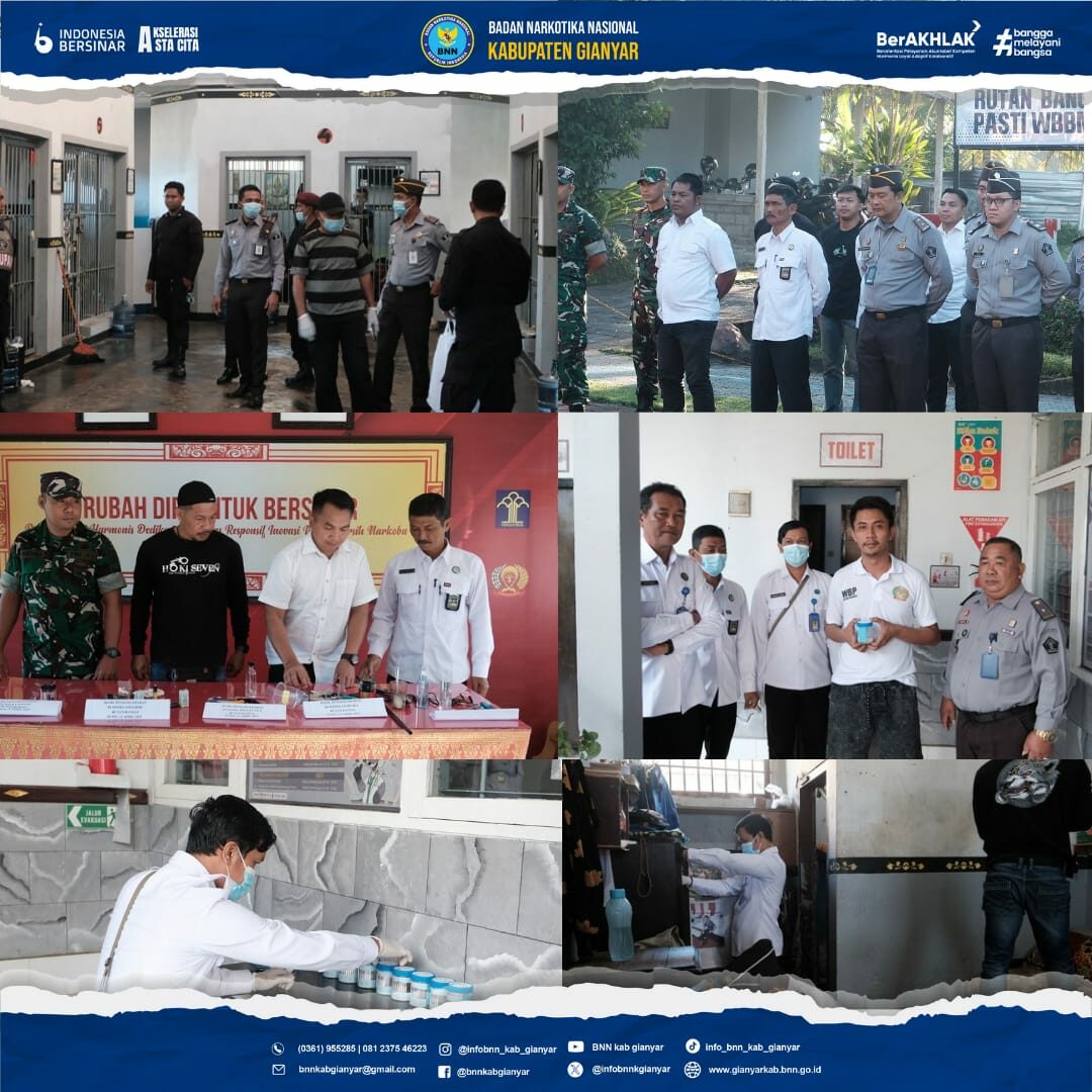 Penggeledahan Kamar Serentak Pada Rumah Tahanan Negara Kelas IIB Bangli
