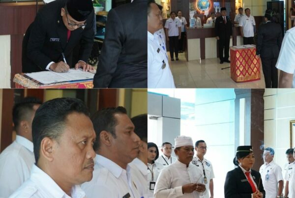 Pelantikan dan Pengambilan Sumpah Jabatan Kepala Bagian Umum BNN Provinsi Bali