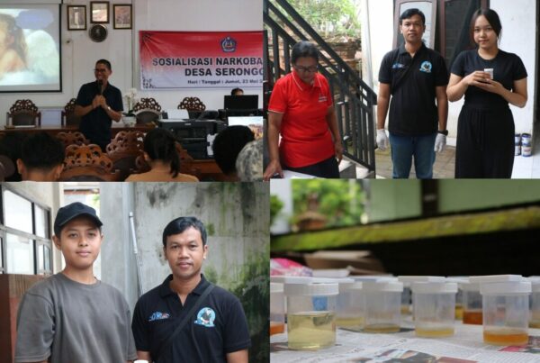 Deteksi Dini Penyalahgunaan Narkotika bagi para pemuda dan pemudi Desa Serongga